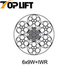 6X7+FC 6X7+IWS 6X9W+FC 6X9W+IWR Cable de acero galvanizado/no galvanizado